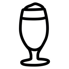 Isolated beer icon