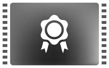Flat paper cut style icon of seal
