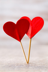 Fototapeta premium Valentine day greeting card.