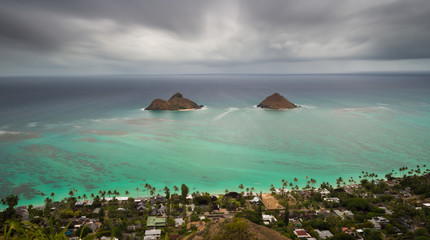 Lanikai Beach, O'ahu, Hawaii - obrazy, fototapety, plakaty