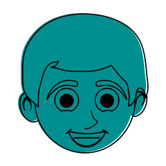 Boy cartoon icon Kid childhood little and people theme Isolated design Vector illustration