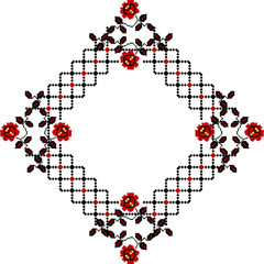Abstract image,the stylized ethnic ornament 
