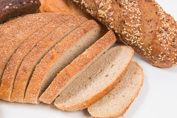 Mixed frash baked bread