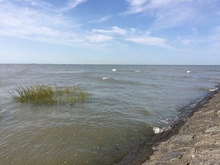 Blick auf die Nordsee von Steindamm