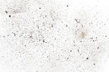 dust isolated on white background, with clipping path