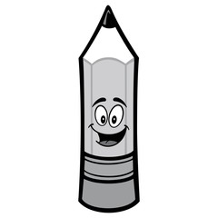 Pencil Mascot Illustration