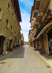 Fototapeta na wymiar San Marino - Architecture old city