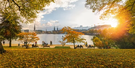 Herbst an der Alster, Hamburg © Jann