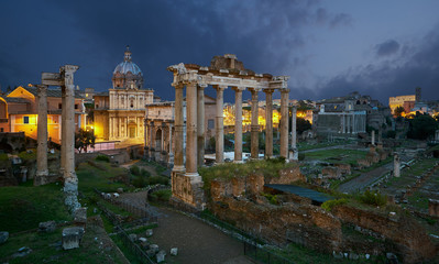 Obraz na płótnie Canvas Roman Forum Sunrise
