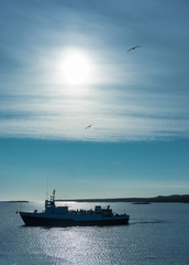 Seascape from the Big Solovetsky island.