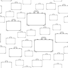 Suitcase contour pattern