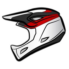 Bicycle Downhill Motorcycle Full Face helmet.