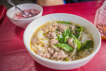 Vietnamese rice noodle noodle