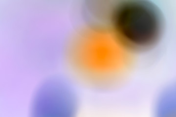 Abstract blurry background with circles, photo