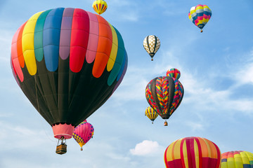 Obraz premium Hot air balloons