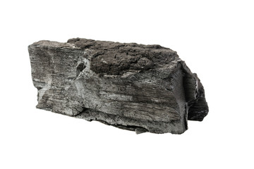 Charcoal on a white background