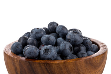 blueberries isolated close up