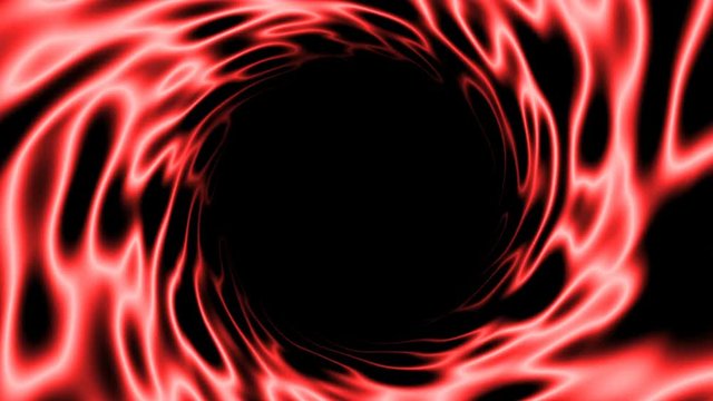 Abstract background with black hole. Space digital backdrop. 3d rendering
