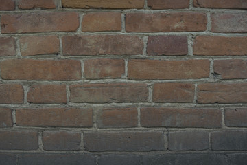 Ancient bricklaying with the damaged bricks 2