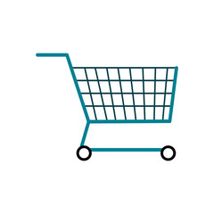 shopping cart icon image vector illustration design 
