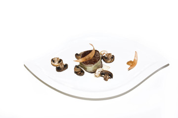 Ethnic mushroom steak