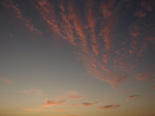 Fototapeta premium Nuages au crépuscule