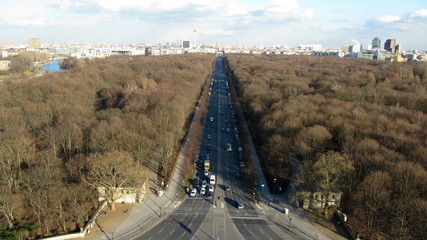 Panorama Berlin Tiergarten von Siegessäule
