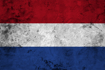 Flag of the Netherlands close up