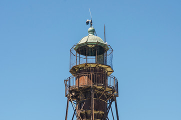 The old lighthouse, designed by Gustave Eufel