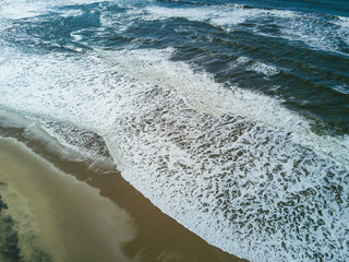 Foam of the Pacific Ocean