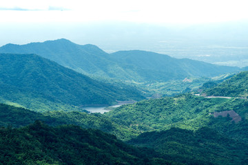 The beauty of mountains and clouds on Khao Kho.