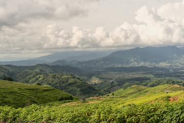 The beauty of mountains and clouds on Khao Kho.