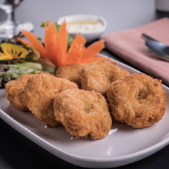 batter-fried prawns