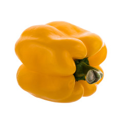 sweet yellow pepper isolated