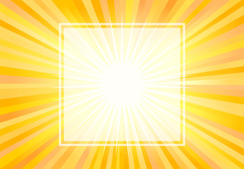 Fototapeta premium Template poster with transparent square on yellow light background vector