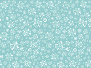 Snowflakes winter background.