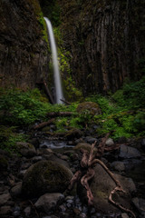Waterfall in Oregon forest