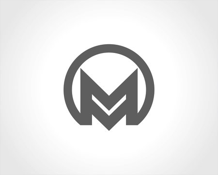  Circle Letter M Logo