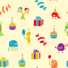 Monster Party Pattern