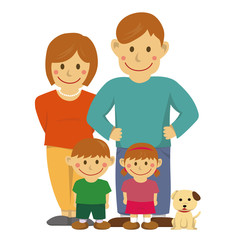 Family illustration (vector)  / No background version