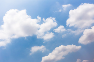 Blue sky with clouds background