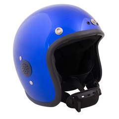 Retro helmet on a white background