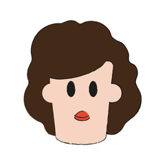 Colorful doodle over white background vector illustration