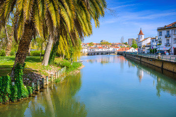 Garden of Tomar city. Santarem District. Portugal.