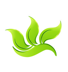 Fototapeta premium Leaf environmental plant icon