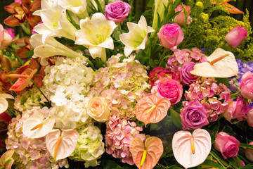 flowers bouquet arrange for decoration