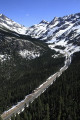 Overlook the Washington Pass in North Cascades National Park