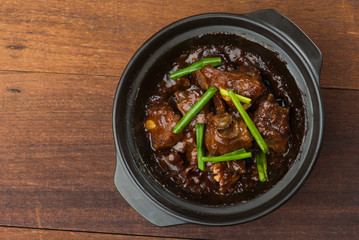 dry chinese pork stew