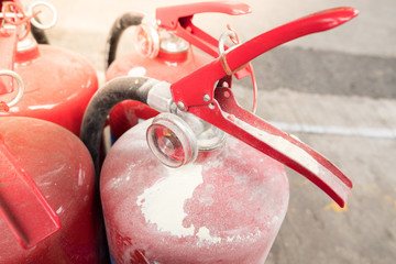 Fire extinguisher old tank expire
