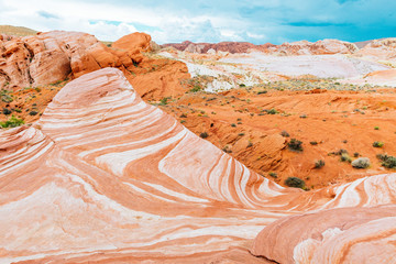valley of fire national park landscape, nevada